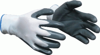 Grey NitriFit Nylon Nitrile Coated Gloves (per pair)
